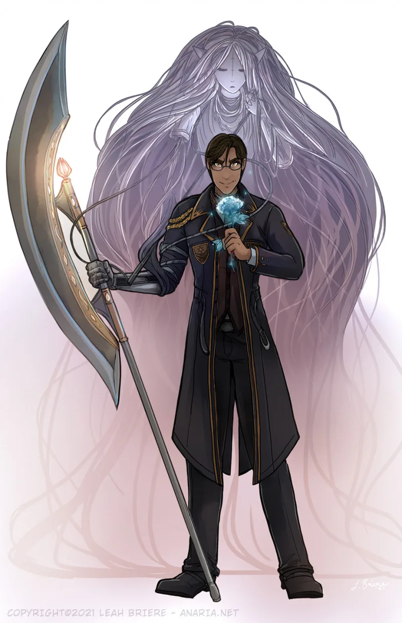 mage with bardiche